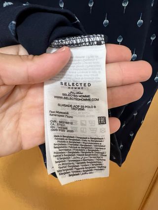 Polo Selected azul marino