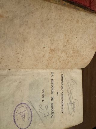 Libro antiguo 1795 Historia España Imprenta Real
