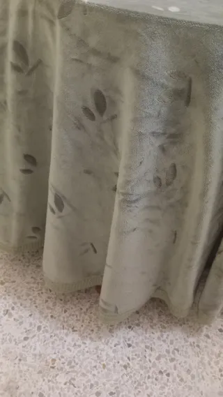 Ropa de camilla para mesa redonda 90 cm