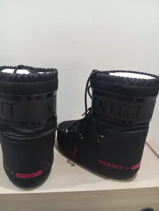 Botas de Nieve tipo Moon Boot Negras