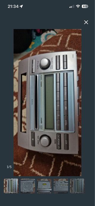 Radio Toyota Corolla Verso 2008