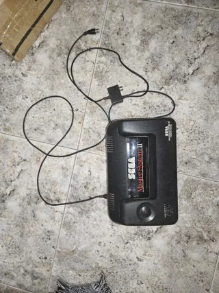 Sega Master System II Consola Vintage Negra