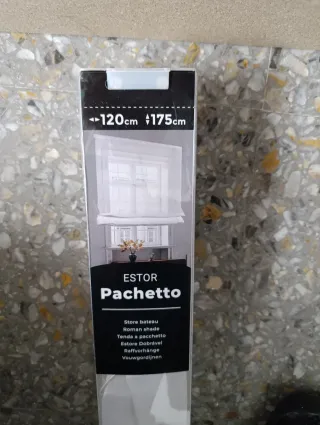 Estor blanco 120x175cm