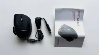 Unimouse Contour Ratón Ergonómico Negro