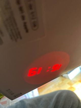 Radio Despertador Sony Negro