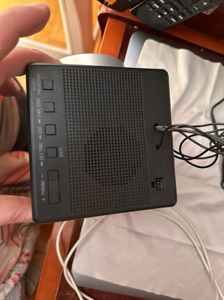 Radio Despertador Sony Negro