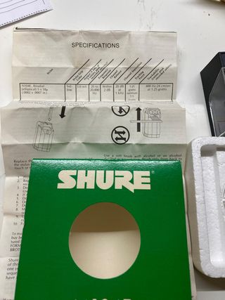 Shure M104E Set Completo + 2 Puntine Originali