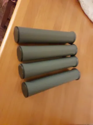 4 Patas Somier Redondas 25cm Nuevas