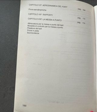 Libro “Messa a punto kart”