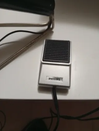 Micrófono Estéreo Philips Vintage