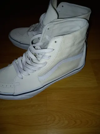 Playeros Vans Bota Beige/Blanco