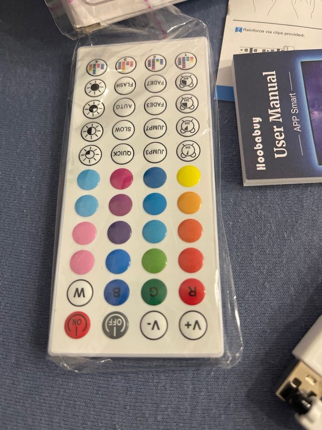 Tiras LED Adhesivas Hoobabuy RGB