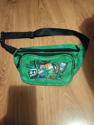 Riñonera Minecraft Verde