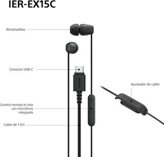 Auriculares Sony USB-C Rosa