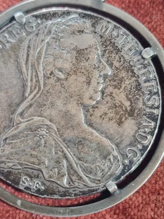 Tallero Argento Maria Teresa Restrike