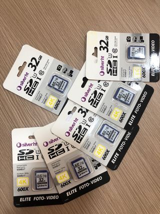 Tarjeta SD SilverHT 32GB 600X Foto-Video