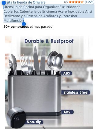 Utensilio de Cocina para Organizar Escurridor de C