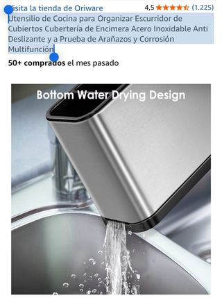 Utensilio de Cocina para Organizar Escurridor de C