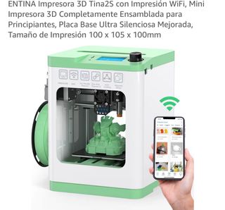 Impresora 3D Entina Tina 2S V10
