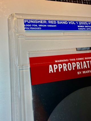 Comic Punisher Red Band #1 Logo Foil Variant