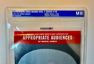 Comic Punisher Red Band #1 Logo Foil Variant