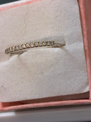 Anillo Oro 18k 15 Diamantes Naturales