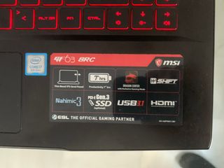 MSI GF63 8RC 16GB Portátil Gaming