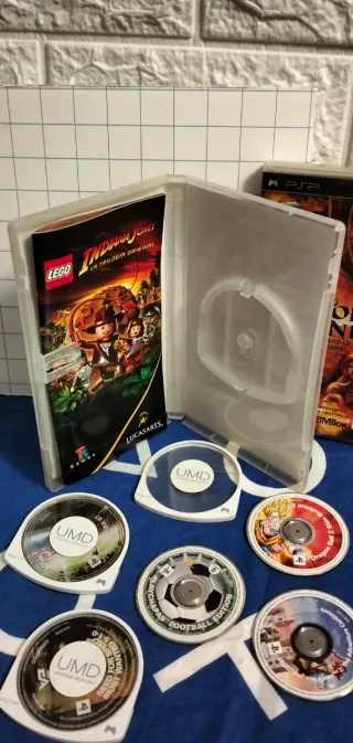 Lote de juegos y reposiciones psp (leer)