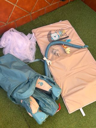 Cuna de viaje Stig con mosquitera