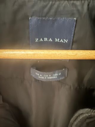 Cazadora acolchada negra