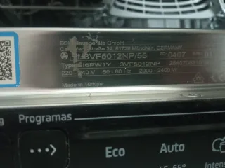 Lavavajillas balay integrable 60cm