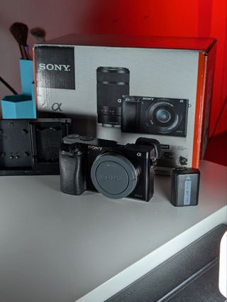 Cámara Sony Alpha A6000 Negra