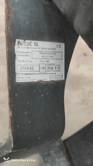 Portapalets para tractor