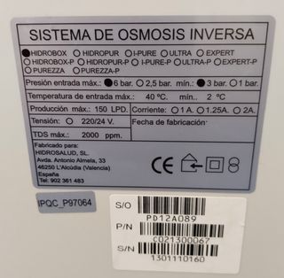 Purificador de agua