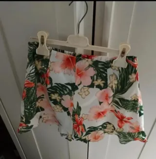 Pantaloncino corto floreale