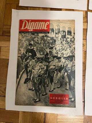 Carteles antiguos de toros (varios)