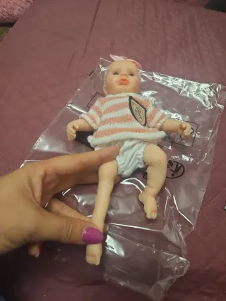 Muñeca Reborn Silicona 20cm