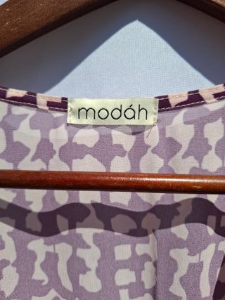 Vestido corto estampado Modáh