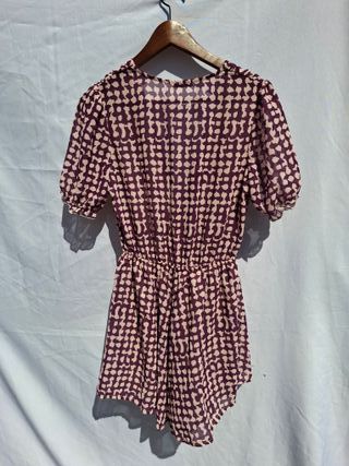 Vestido corto estampado Modáh