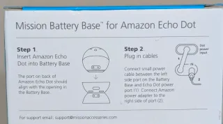 Batería Alexa Echo Amazon Negra