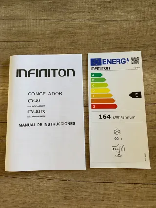 Congelatore verticale Infiniton 85L bianco