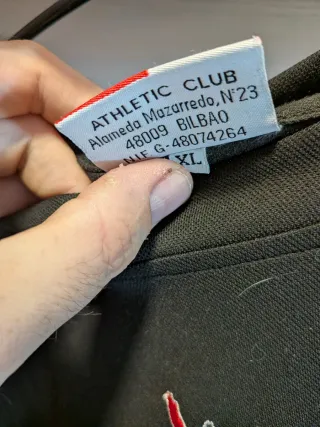 Camiseta Athletic Club Negra