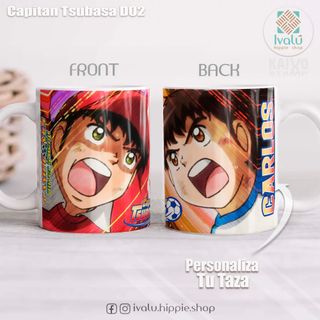 Taza personalizada Oliver y Benji, Capitan Tsubasa