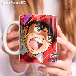 Taza personalizada Oliver y Benji, Capitan Tsubasa