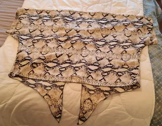 Camisa Verano Mujer Estampado Serpiente