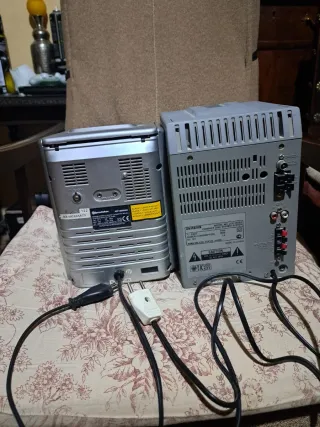 Lote dos Radio cassette cd equipo de música