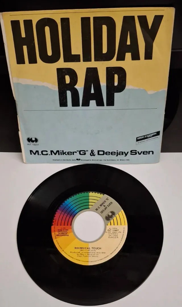 45 giri MC MikerG & Deejay Sven - Holiday Rap