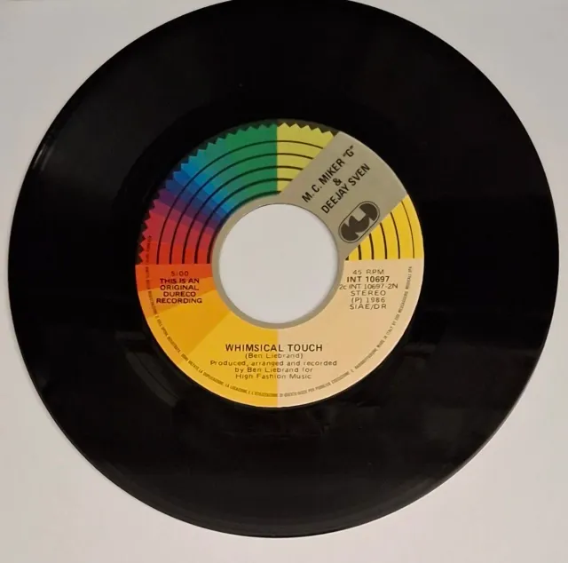 45 giri MC MikerG & Deejay Sven - Holiday Rap