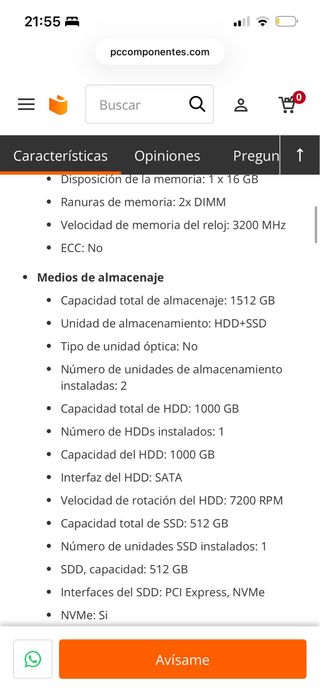 Ordenador Gaming HP Victus 15L RTX 3060