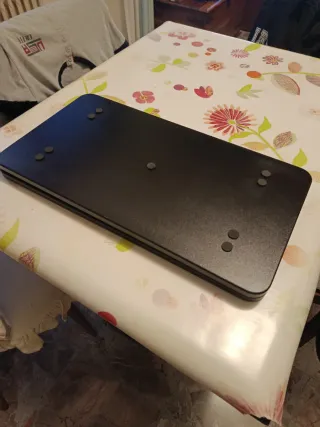 Mobile Girevole Legno TV Nero